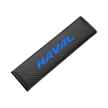 Imagem de Almofadas de Ombro para Cinto de Segurança (Couro Carbono) - Haval H6,