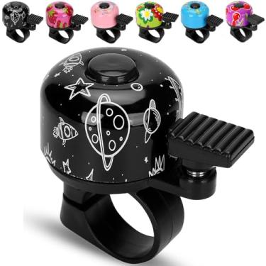 Imagem de Kutrick Campainha De Bicicleta Infantil - Para Crianças, Meninos, Meninas E Adultos, 120 Db, Anel Clássico Mini Alto, Design Moderno Com Som Nítido Claro, Mtb, Bmx, Urbana, Scooter Acessórios Crianç