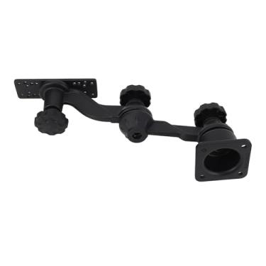 Imagem de Suportes horizontais de 11,4 polegadas para plotters gráficos, braço oscilante para localizadores de peixes, suporte Fishfinder com painel eletrônico marítimo de 15,8 x 5 cm para barco