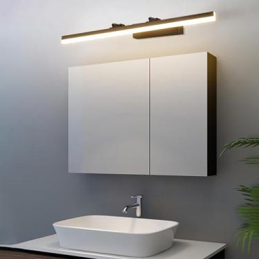 Imagem de Luzes dianteiras de espelho de banheiro LED IP44 à prova d'água com lâmpada giratória lâmpada de armário luminária de mesa de vestir braço ajustável espelho de vaidade luz quarto sala de estar (luz