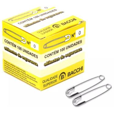 Imagem de Alfinete De Segurança C/100 Un Nº0  Bacchi 