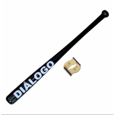 Imagem de Taco de Baseball Dialogo, Bastão Profissional com Suporte, Preto