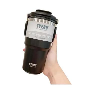 Imagem de Caneca Térmica de Aço Inoxidável com Alta Capacidade - Garrafa Térmica