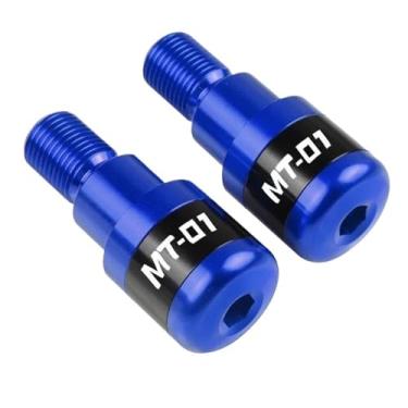Imagem de Extremidades de manoplas de guidão de motocicleta, tampas de extremidade de manoplas, acessórios deslizantes de peso para MT01 MT-01 MT 01 2004-2009 2008 2007 2006 2005
