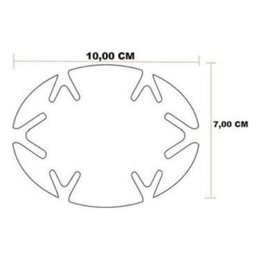 Imagem de Adesivo Protetor Maçaneta Porta Carro - 4 Und