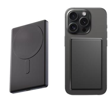 Imagem de Basike Power Bank, 5000mAh Carregador Ultrafino e Portátil Universal por Indução, PD20W Carregamento Rápido, Compatível com MagSafe, 1 Saída USB C (Azul Escuro, 5000mAh)