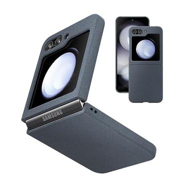 Imagem de Eastcoo Capa Slim Fit Galaxy Z Flip 5, [traseira rígida de policarbonato] [sensação fosca] [suporte de carregamento sem fio] Capa leve à prova de choque para Samsung Galaxy Z Flip5 (2023), cinza