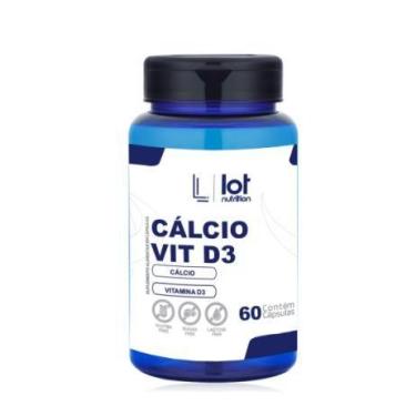 Imagem de Cálcio 600mg Vit D3 2.000UI 60 cápsulas Ossos Fortes Imunidade - LOT N