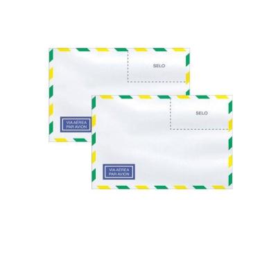 Imagem de Envelope Carta Aéreo Branco Cof015 114X162Mm Scrity 1000Un