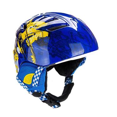 Imagem de Capacete de skate infantil e infantil BeBeFun 48 – 52 cm, tamanho pequeno, especialmente projetado para crianças de 2 – 6 anos., Azul, S(48-52cm)