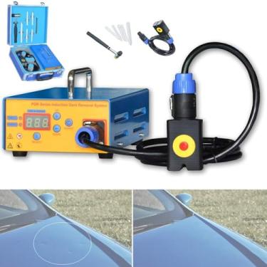 Imagem de Ferramenta De Reparo De Amassados De Carro 1380w, Extrator De Amassados Sem Pintura De Carroceria, Kits De Reparo De Chapas Metálicas, Conjunto De Amassados De Danos De Reparo De Carroceria