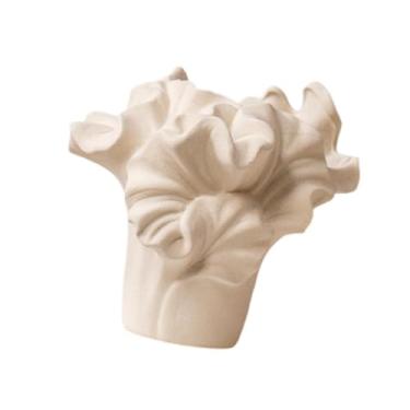 Imagem de IEUDNS Vaso de cerâmica para flores, vaso de porcelana fosca, elegante suporte para plantas, arranjo floral para mesa de casamento, decoração de fazenda, Style H