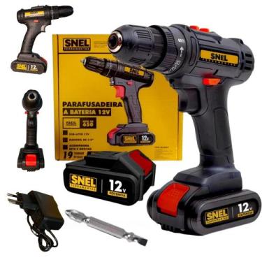 Imagem de Parafusadeira 12V Bateria Quadrada Sn25 Snel Ferramentas