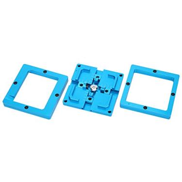 Imagem de KIMISS Estação de Retrabalho de Re -Bola BGA Kit de Soldador de Estêncil Duplo E, 80 X 80 Mm Com Fácil Dispensação de Bola de Solda E Plantio de Chips Eficiente