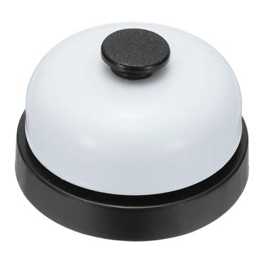 Imagem de PATIKIL Call Bell, 7,2 cm pequeno anel de serviço de mesa campainhas para recepção recepção balcão jantar bar hotel sala de aula, preto, 1 pacote