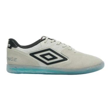 Imagem de Chuteira Futsal Umbro Pro Challenge, Branco, Azul, 38 BR