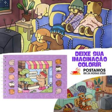 Imagem de Livro de Colorir Bobbie Goods Capa Dura 50 Folhas Caderno de Desenho P