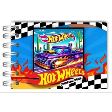 Imagem de Livro De Colorir - Hot Wheels 50 Imagens 120g - Soberana Brinquedos