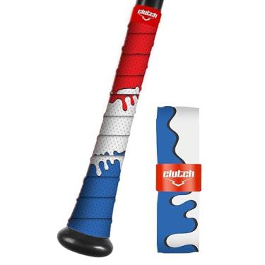 Imagem de Clutch Sports Apparel Fita de aderência para taco de beisebol e softball, 1,1 mm, desempenho em todos os climas para alças multiesportivas, ajustável e antiderrapante, picolé