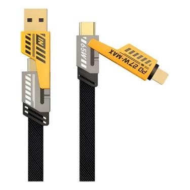 Imagem de Cabo 4 Em 1 Usb Tipo C Lightning Carregador Para Ios Android - YooY.Ai