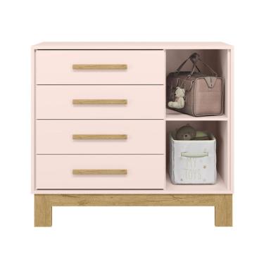 Imagem de Cômoda Sapateira 4 Gavetas 1 Porta Slim - ÉdeCasaMóveis