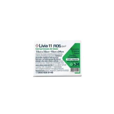 Imagem de Compressa de Gaze Livia 7,5 X 7,5 11F (10 Pcts) - American Medical