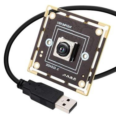 Imagem de IFWATER Módulo De Câmera Usb Pdaf 12Mp 300Ms Autofoco Rápido 4K Webcam Alta Velocidade 3000P 15Fps 1080P 60Fps Com Lente 65 Graus Sem Distorção Plug And Play Para Raspberry Pi Windows Mac Os