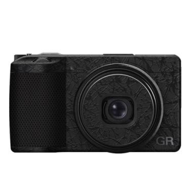 Imagem de Adesivo de câmera resistente ao desgaste GR 3 GR 3X Película protetora decalque de película protetora de precisão para Ricoh GR3 GR3X (Splash Ultra Preto)