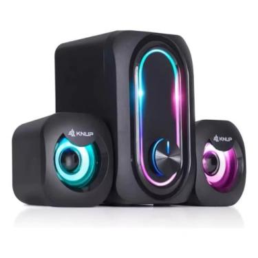 Imagem de Caixa de Som 2.1 Knup HÓRUS KPRO827 Bluetooth USB 11W RMS c/ Subwoofer
