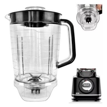 Imagem de Copo Para Liquidificador Semp Easy Li6019pt Cristal Tampa Preto - Micr