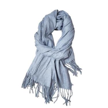 Imagem de Cachecol Grosso Liso Echarpe Xale Premium Unissex Inverno - D Presente