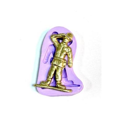 Imagem de Molde de silicone soldado 1 free fire fortnite para decorar f731 - CM