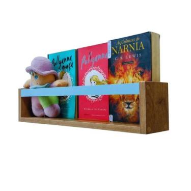 Imagem de Prateleira Organizadora Infantil - MDF 55cm - ul Claro - Arte Cedro