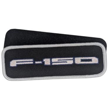 Imagem de Remendo bordado do logotipo do caminhão Ford F-150 11,4 cm x 3,8 cm | Remendos de gancho e laço para roupas, jaqueta jeans, mochila, chapéu e mais