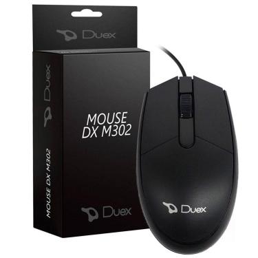 Imagem de Mouse Duex, Usb, 1000 Dpi, Preto - Mxm302
