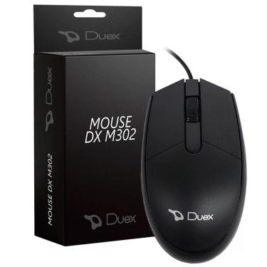 Imagem de Mouse Duex, Usb, 1000 Dpi, Preto - Mxm302