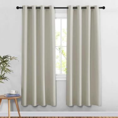 Imagem de Cortinas NICETOWN Natural Doorway, 198cm de comprimento, conjunto de 2