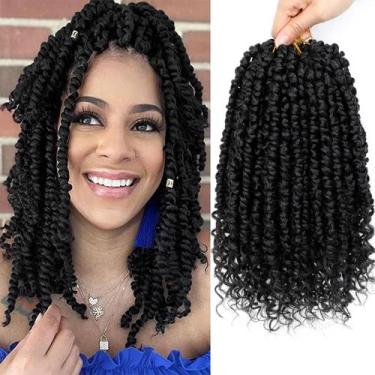 Imagem de Cabelo de crochê Pofworld Pre-Twisted Bohemian Passion Twist 12"