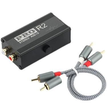 Imagem de Filtro de ruído de áudio com isolamento de áudio de 2 canais para reprodutor de áudio de carro estéreo HiFi Home Theater