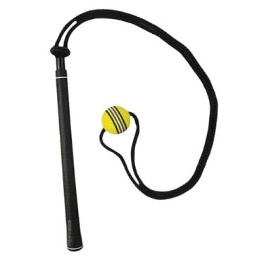 Imagem de Generic Treinamento de corda para swing de golfe Treinamento leve de velocidade de golfe com bola para força Link Velocidade para iniciantes, Black Yellow a