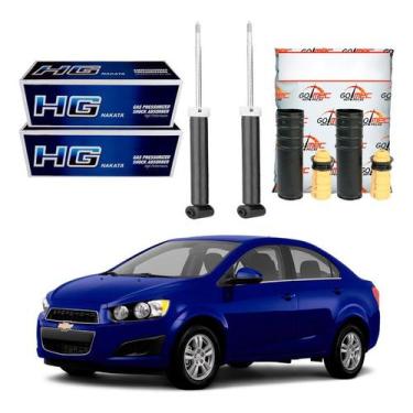 Imagem de Kit Amortecedor Traseiro Sonic Sedan 1.6 2012 A 2014 - Nakata