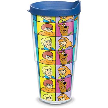 Imagem de Tervis Warner Brothers – Copo de viagem Scooby-Doo feito nos EUA com parede dupla isolado mantém as bebidas frias e quentes, 680 g, Crew