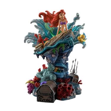 Imagem de Iron Studios Estátua Colecionável Little Mermaid Deluxe Disney 100Th Art Scale 1/10 Polystone Multicolorido 29,5cm