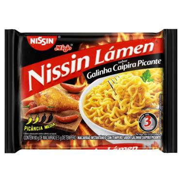 Imagem de Miojo Nissin Lámen sabor Galinha Caipira Picante 85g