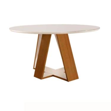 Imagem de Mesa de Jantar Redonda 1,10x1,10m - Grécia - LJ Móveis