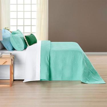 Imagem de Cobre Leito Casal Queen 2,60x2,40 Colcha Ellos 200 Fios Liso - Bella L