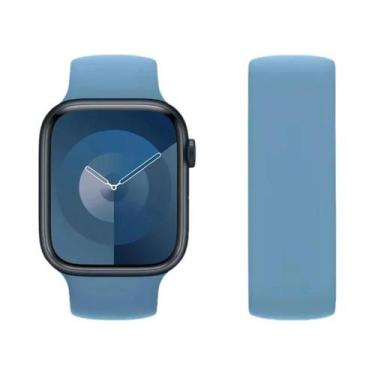 Imagem de Pulseira De Silicone Elástica Para Apple Watch Band 38mm 40mm 41mm 42m