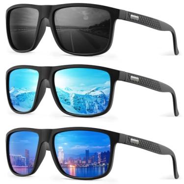 Imagem de CIFOYA Óculos De Sol Polarizados Masculinos: Retrô Com Proteção Uv Para Dirigir, Pescar E Jogar Golfe