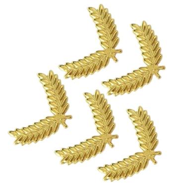 Imagem de KIIFENG Conjunto de 5 emblemas de bonés, uniformes de aeromoça, conjunto de 5 emblemas de chapéu de tripulação de companhias aéreas acessórios para uniforme de assistente de companhia aérea