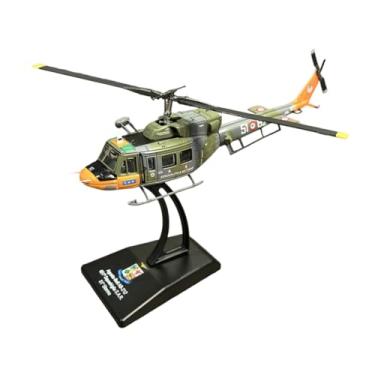 Imagem de Fenteer Liga 1:100 Helicóptero Modelo de Caça Avião de Brinquedo com Base de Exposição para Prateleira